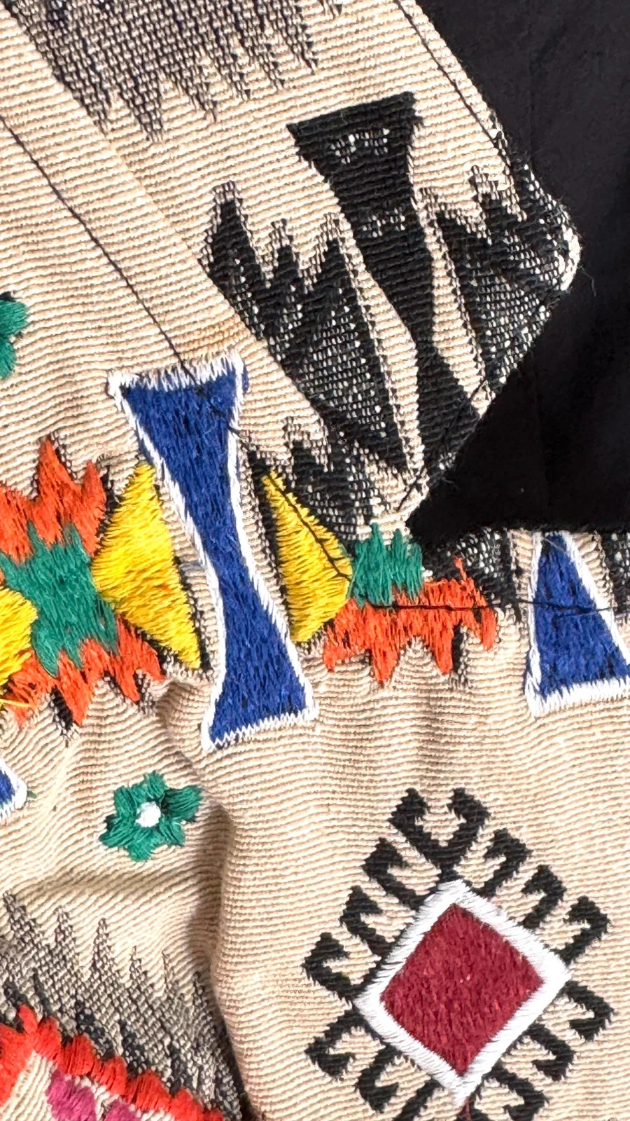 Mooie korte etnische geborduurde Bershka-jas • M • TNC36 – photo 5